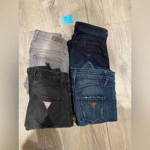 Lot of Guess jeans price for all 4 in excellent condition